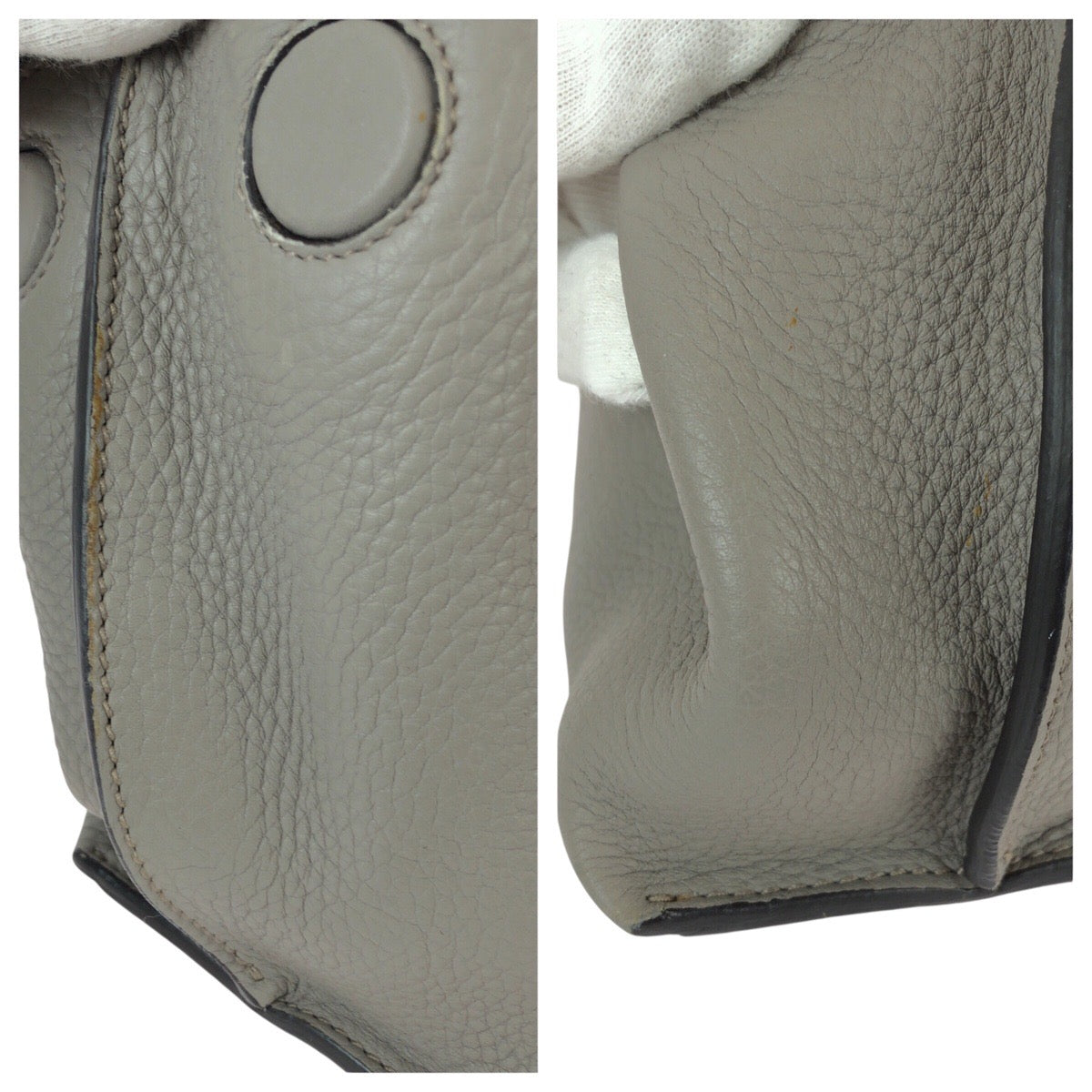 23118
GUCCI グッチ バンブー デイリー 2way グレー シルバー金具 レザー 370831 ショルダーバッグ ハンドバッグ レディース ABP63