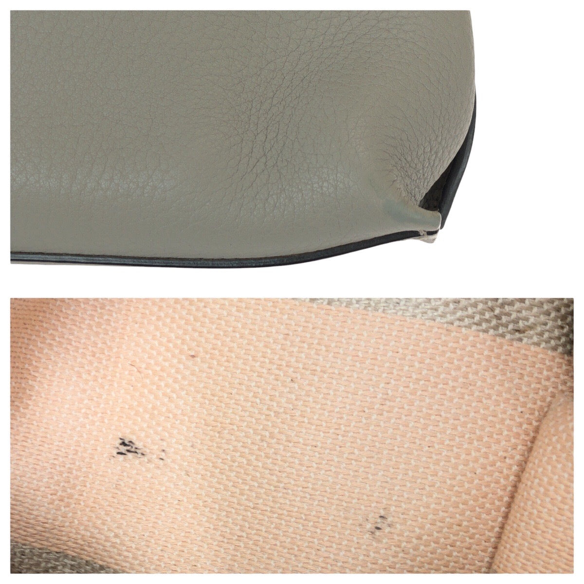 23118
GUCCI グッチ バンブー デイリー 2way グレー シルバー金具 レザー 370831 ショルダーバッグ ハンドバッグ レディース ABP63