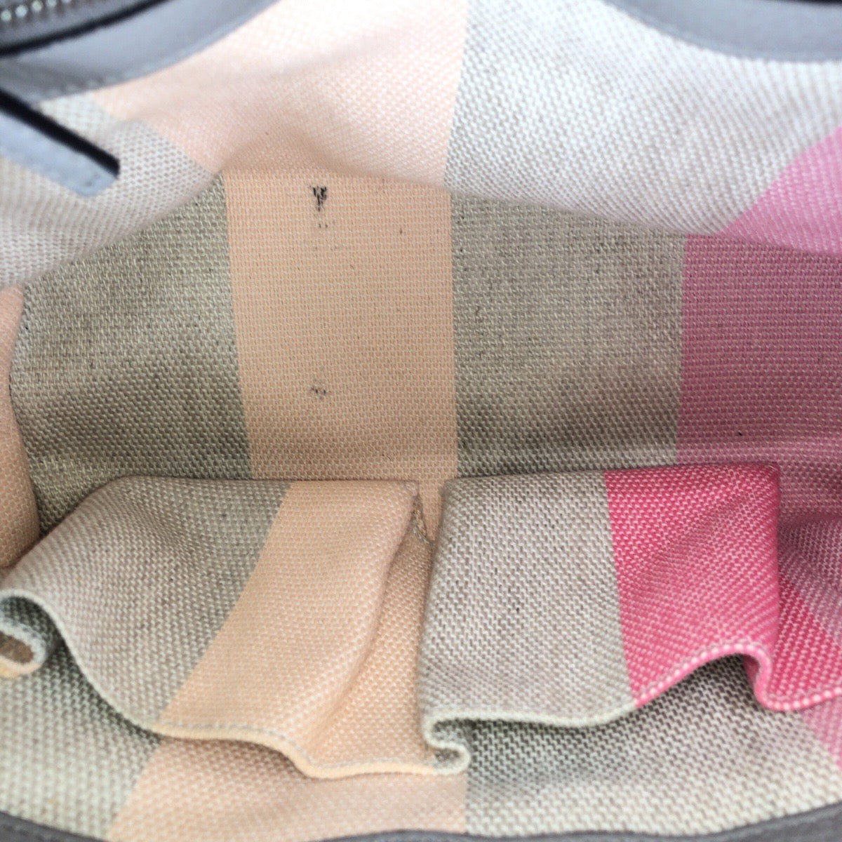 23118
GUCCI グッチ バンブー デイリー 2way グレー シルバー金具 レザー 370831 ショルダーバッグ ハンドバッグ レディース ABP63