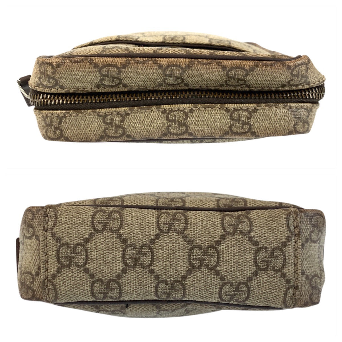 23125
GUCCI グッチ ベージュ ブラウン GGスプリームキャンバス 122754 ショルダーバッグ ポシェット レディース AB35
