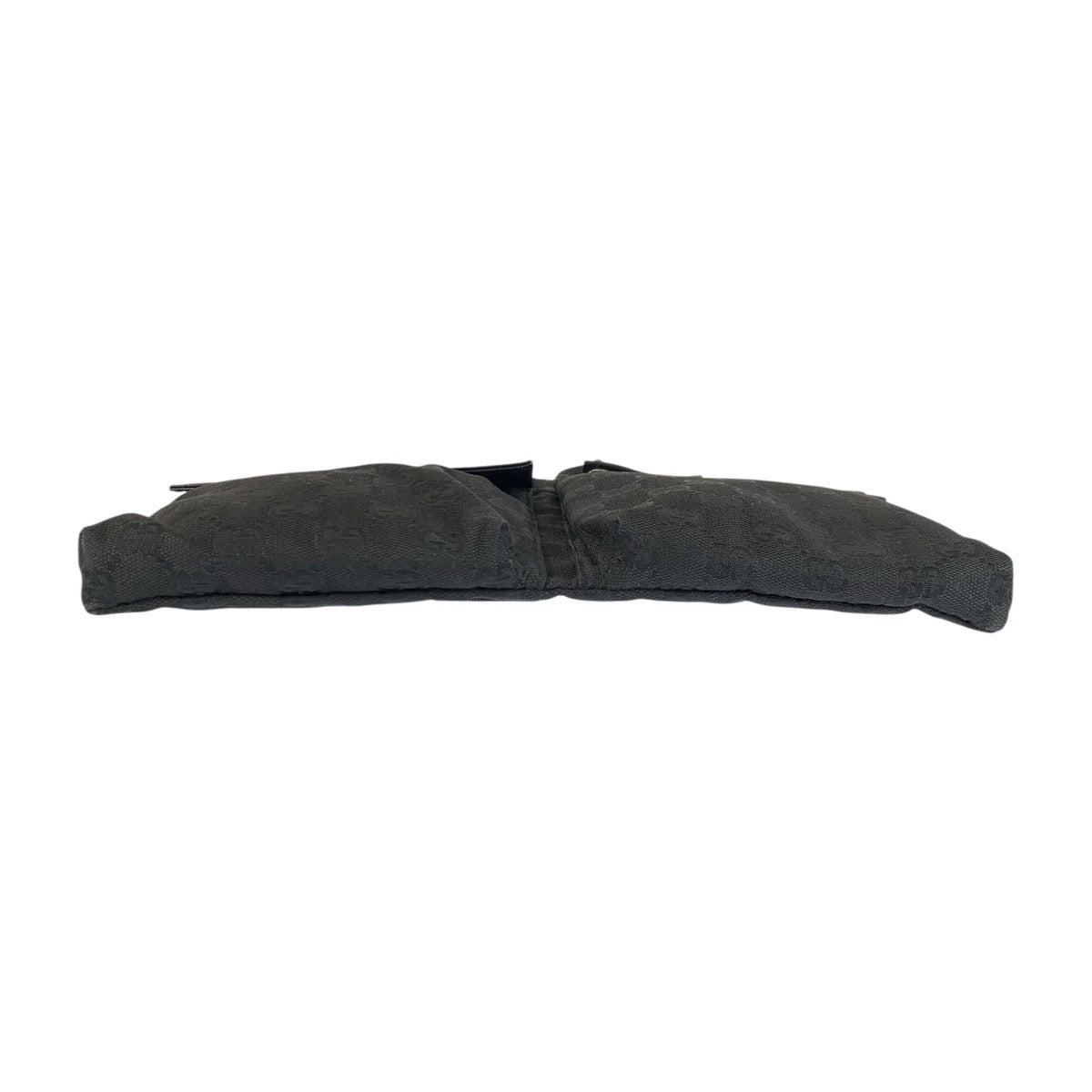 23126
GUCCI Black GG Canvas / Leather 28566 Body Bag Waist Pouch Unisex Men's AB42
