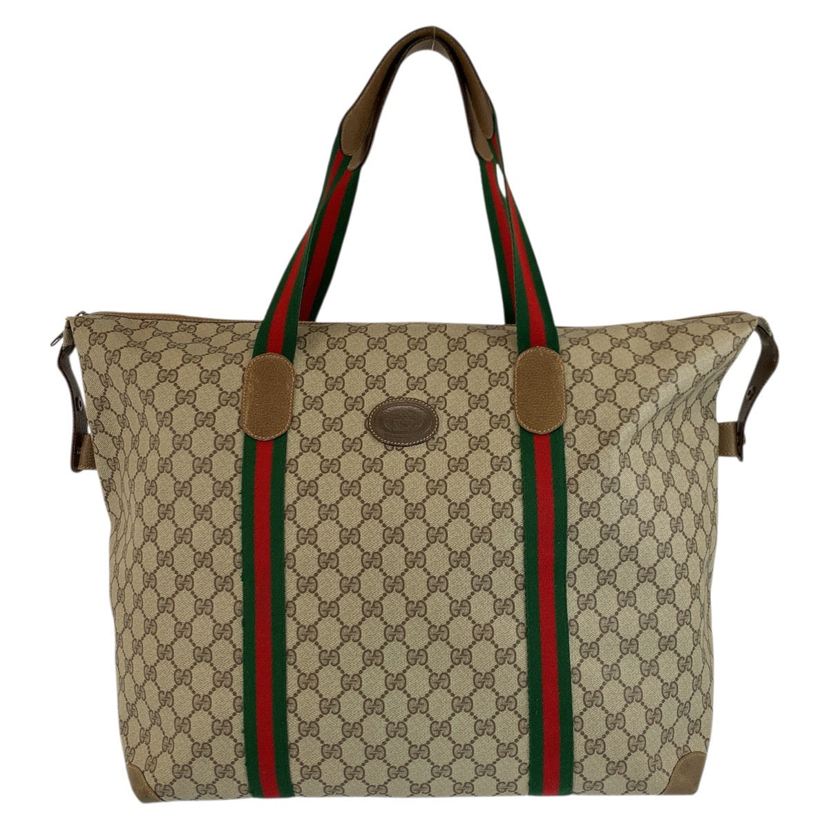 23133
GUCCI グッチ ヴィンテージ シェリーライン ベージュ ブラウン GGスプリームキャンバス 89 19 012 ボストンバッグ トートバッグ レディース ABP50