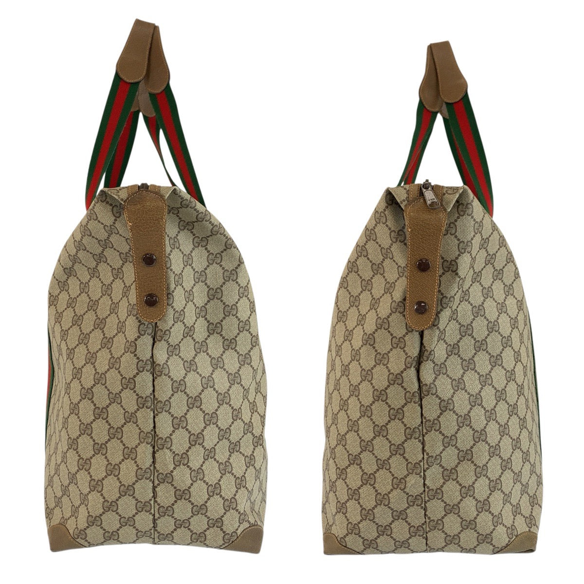 23133
GUCCI グッチ ヴィンテージ シェリーライン ベージュ ブラウン GGスプリームキャンバス 89 19 012 ボストンバッグ トートバッグ レディース ABP50