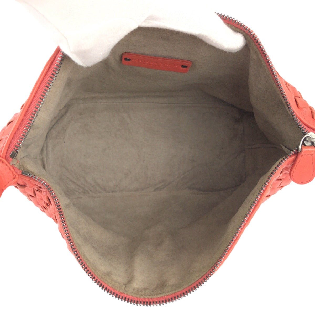 23136
BOTTEGAVENETA ボッテガヴェネタ イントレチャート ピンク サーモンピンク レザー 239988 V0016 6570 ショルダーバッグ ハンドバッグ レディース ABP85