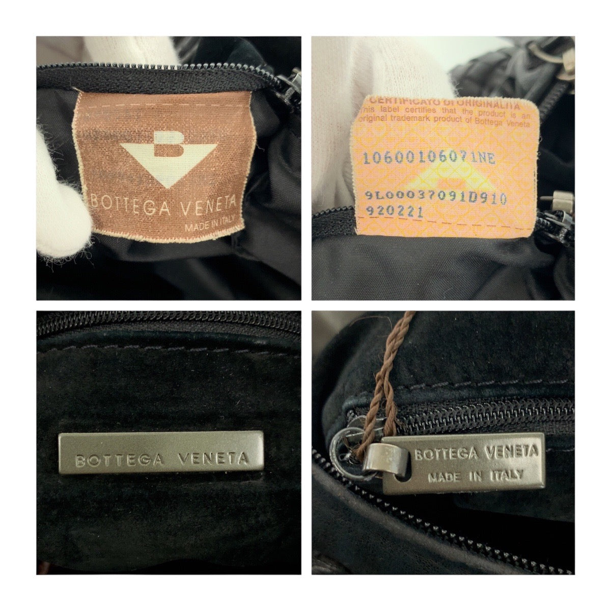 23137
BOTTEGAVENETA ボッテガヴェネタ イントレチャート ブラック 黒 ガンメタ金具 レザー 10600106071NE ショルダーバッグ レディース ABP70