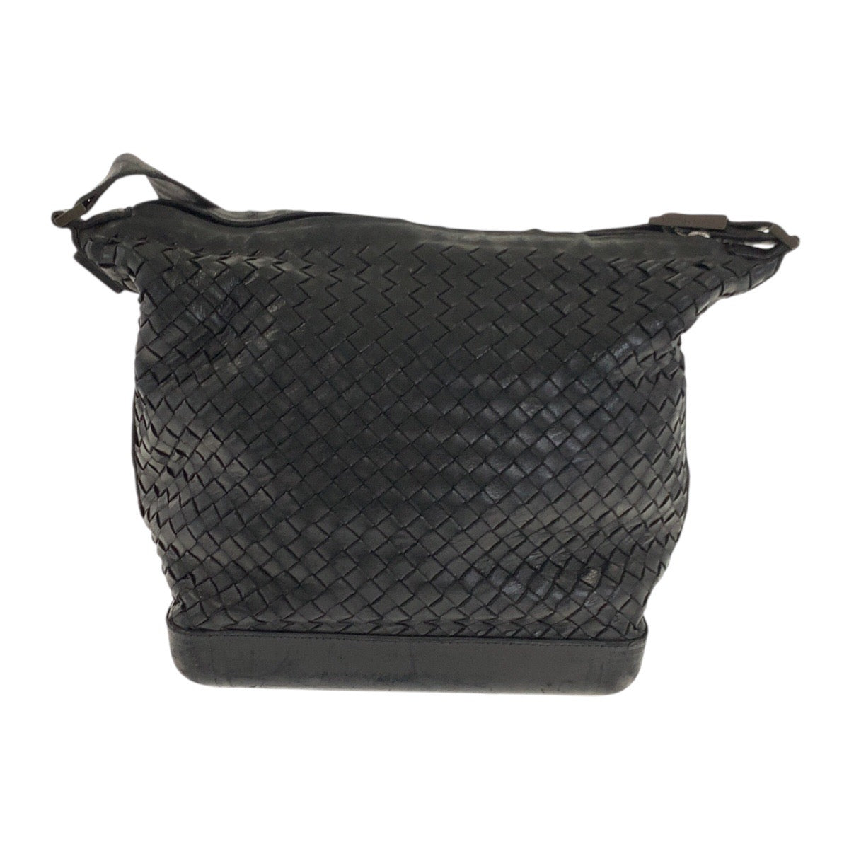 23137
BOTTEGAVENETA ボッテガヴェネタ イントレチャート ブラック 黒 ガンメタ金具 レザー 10600106071NE ショルダーバッグ レディース ABP70