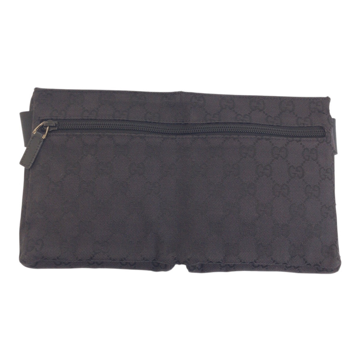 23138
GUCCI グッチ ブラック 黒 シルバー金具 GGキャンバス / レザー 018 1621 ボディバッグ バムバッグ ウエストポーチ メンズ ABP36