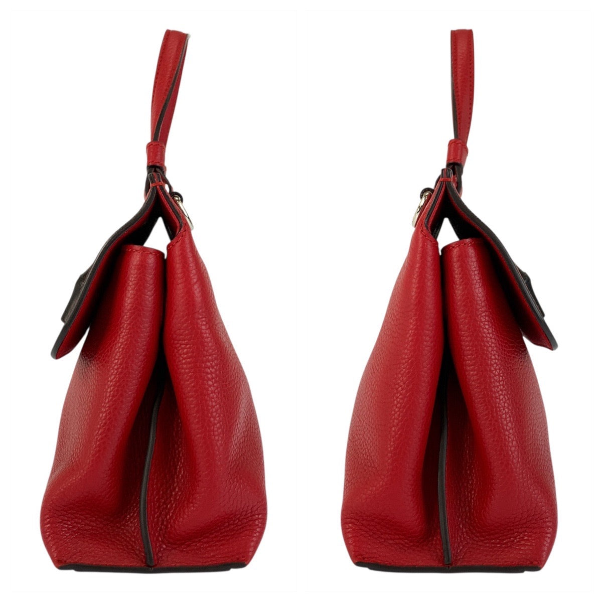 23139
GUCCI グッチ バンブー デイリー レッド ブラック レザー 370831 ハンドバッグ レディース ABP42