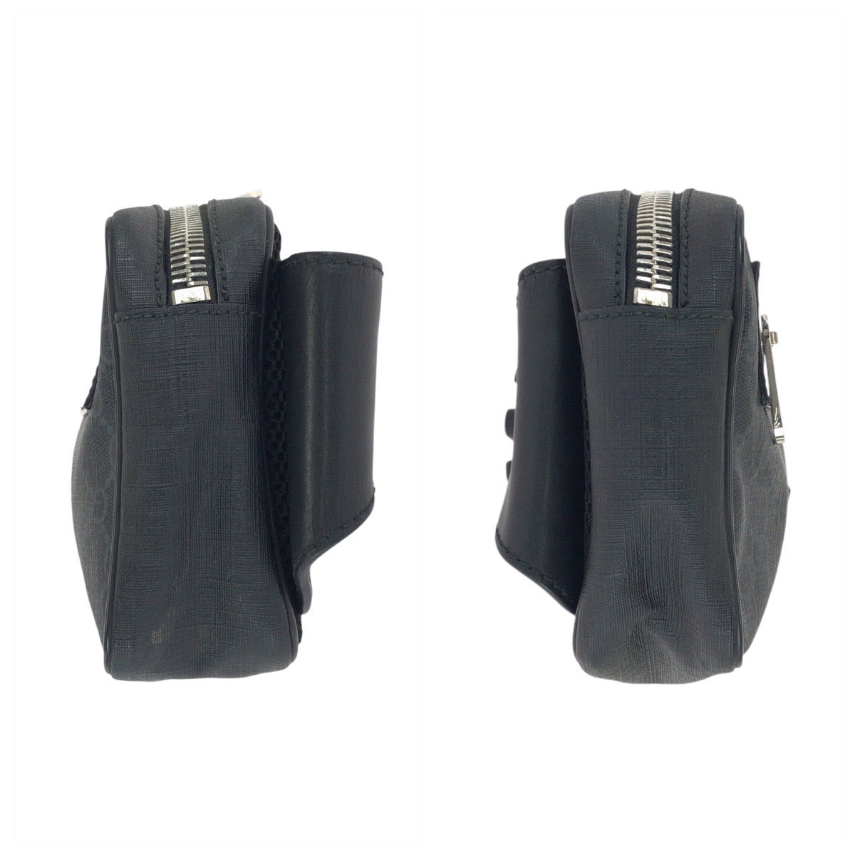 23141
GUCCI グッチ シェリーライン ブラック 黒 グレー シルバー金具 GGスプリームキャンバス / レザー 474293 ボディバッグ バムバッグ ショルダーバッグ ウエストポーチ メンズ AB58