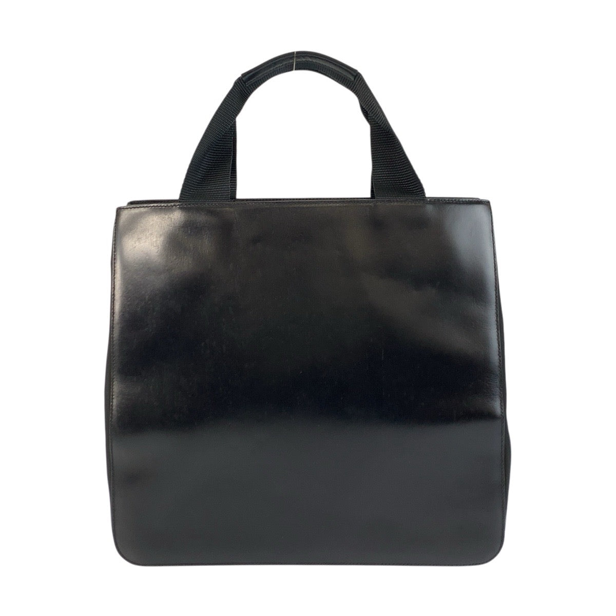 23142
PRADA プラダ テスート ブラック 黒 シルバー金具 レザー / ナイロン ハンドバッグ トートバッグ レディース ABP36