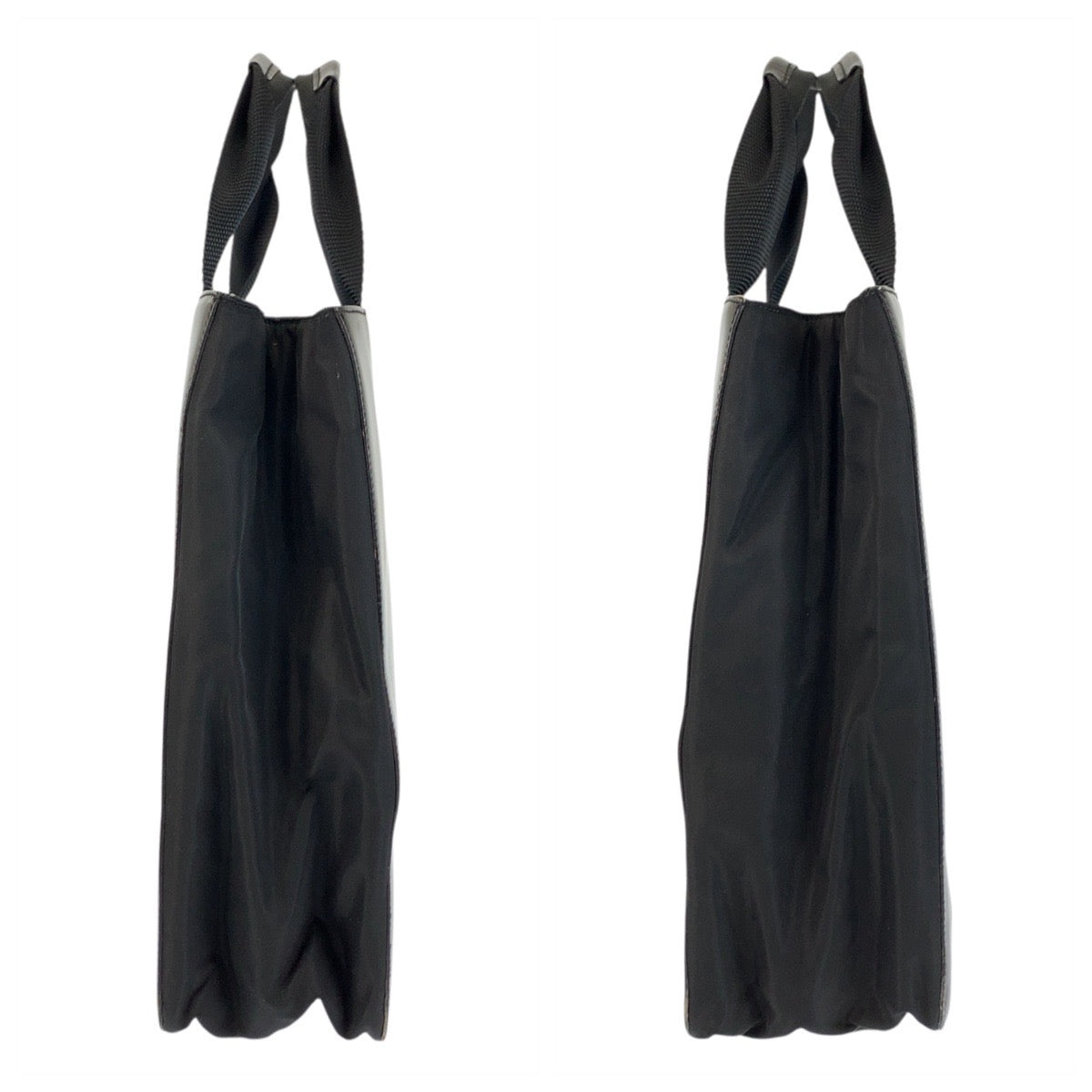 23142
PRADA プラダ テスート ブラック 黒 シルバー金具 レザー / ナイロン ハンドバッグ トートバッグ レディース ABP36