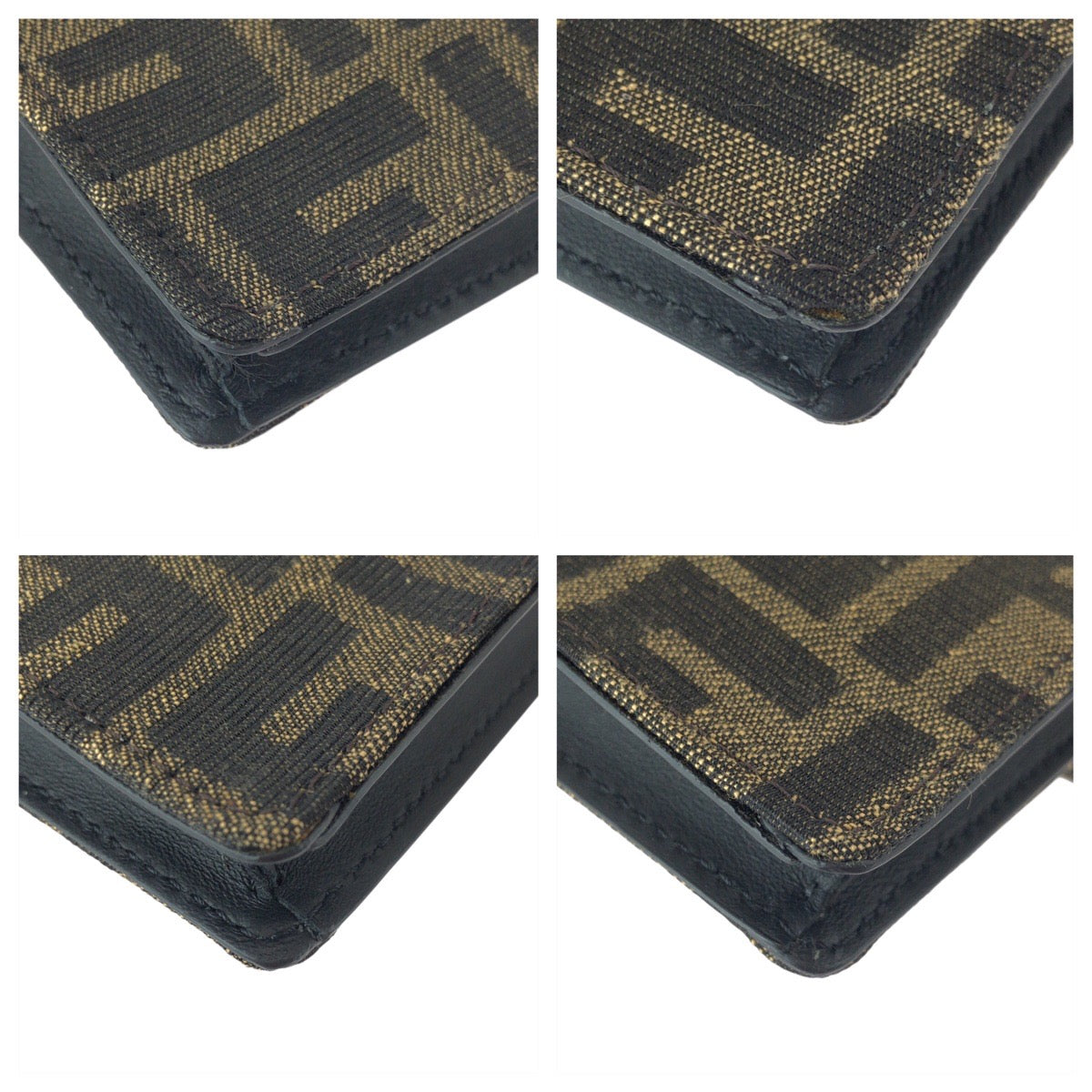 23145
FENDI フェンディ ズッカ バゲット ブラウン ブラックシルバー金具 レザー 7M0295 A9ZL 209-0501 ショルダーバッグ ウエストポーチ レディース S72