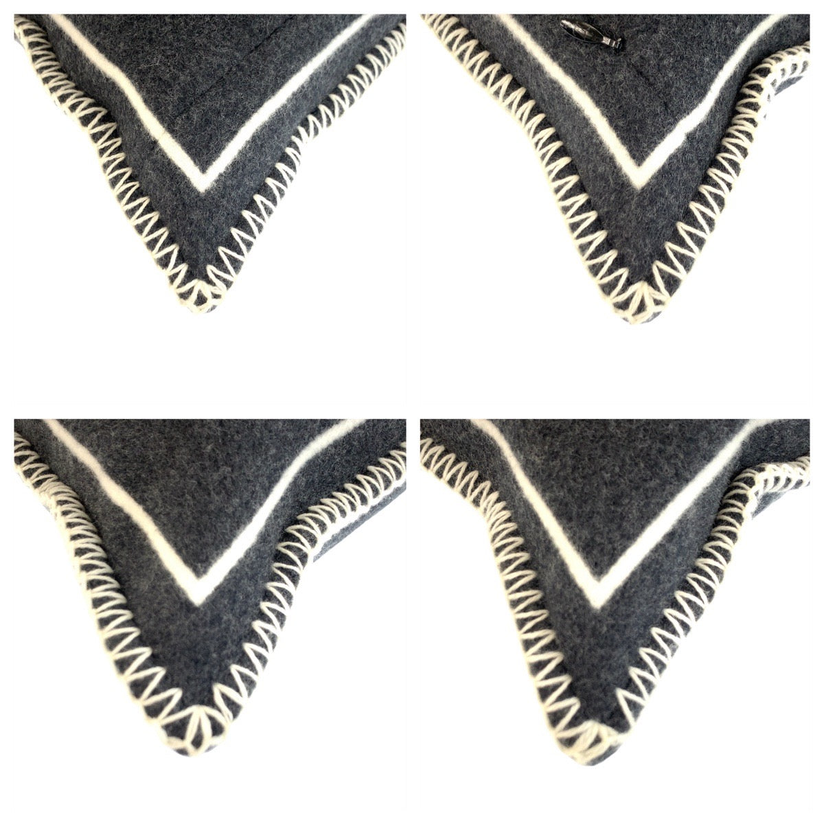 23146
LOUIS VUITTON ルイヴィトン モノグラム シャドウ ブラック 黒 グレー ウール / カシミヤ / ポリエステル M79361 インテリア クッション 男女兼用 レディース A55