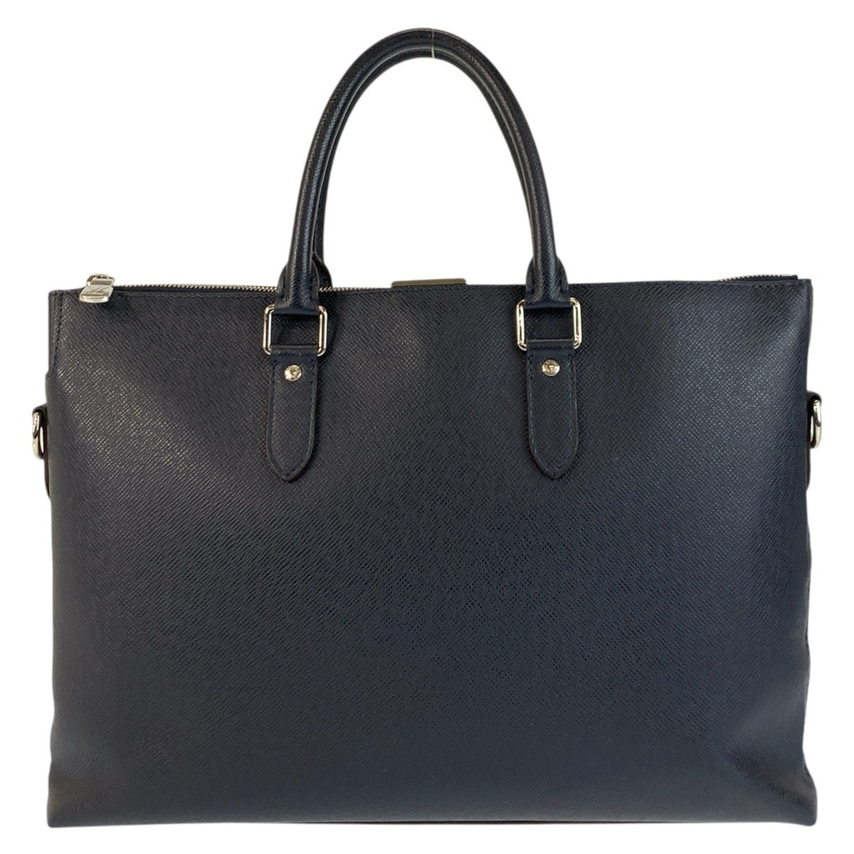 23147
LOUIS VUITTON ルイヴィトン タイガ アントン オセアン ネイビー シルバー金具 レザー M34401 ビジネスバッグ ブリーフケース メンズ A60