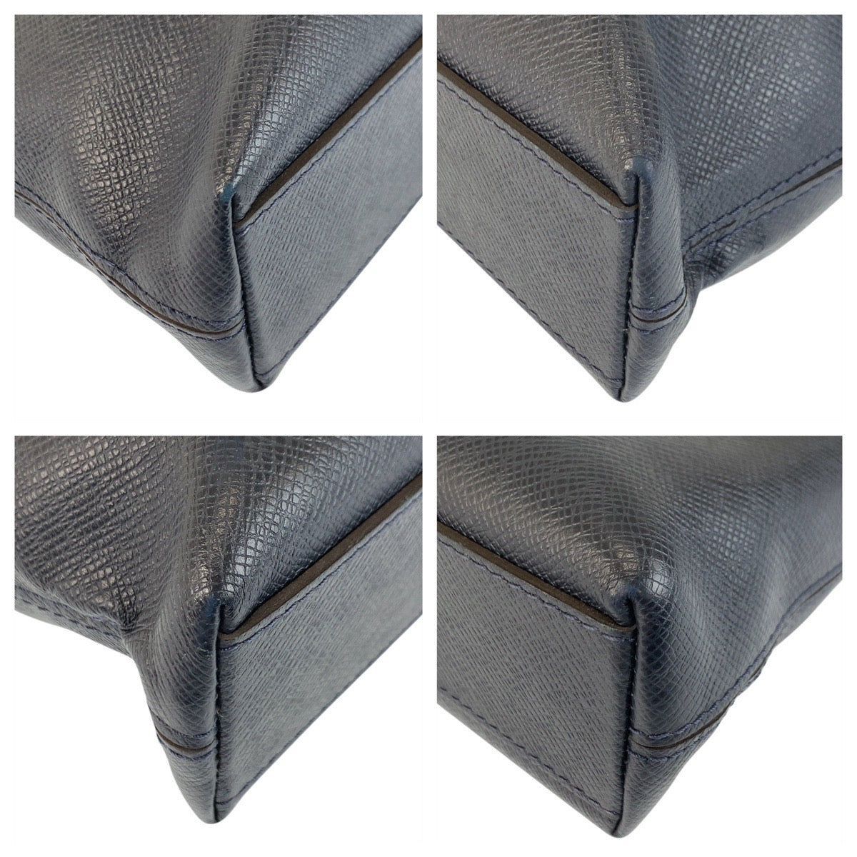 23147
LOUIS VUITTON ルイヴィトン タイガ アントン オセアン ネイビー シルバー金具 レザー M34401 ビジネスバッグ ブリーフケース メンズ A60