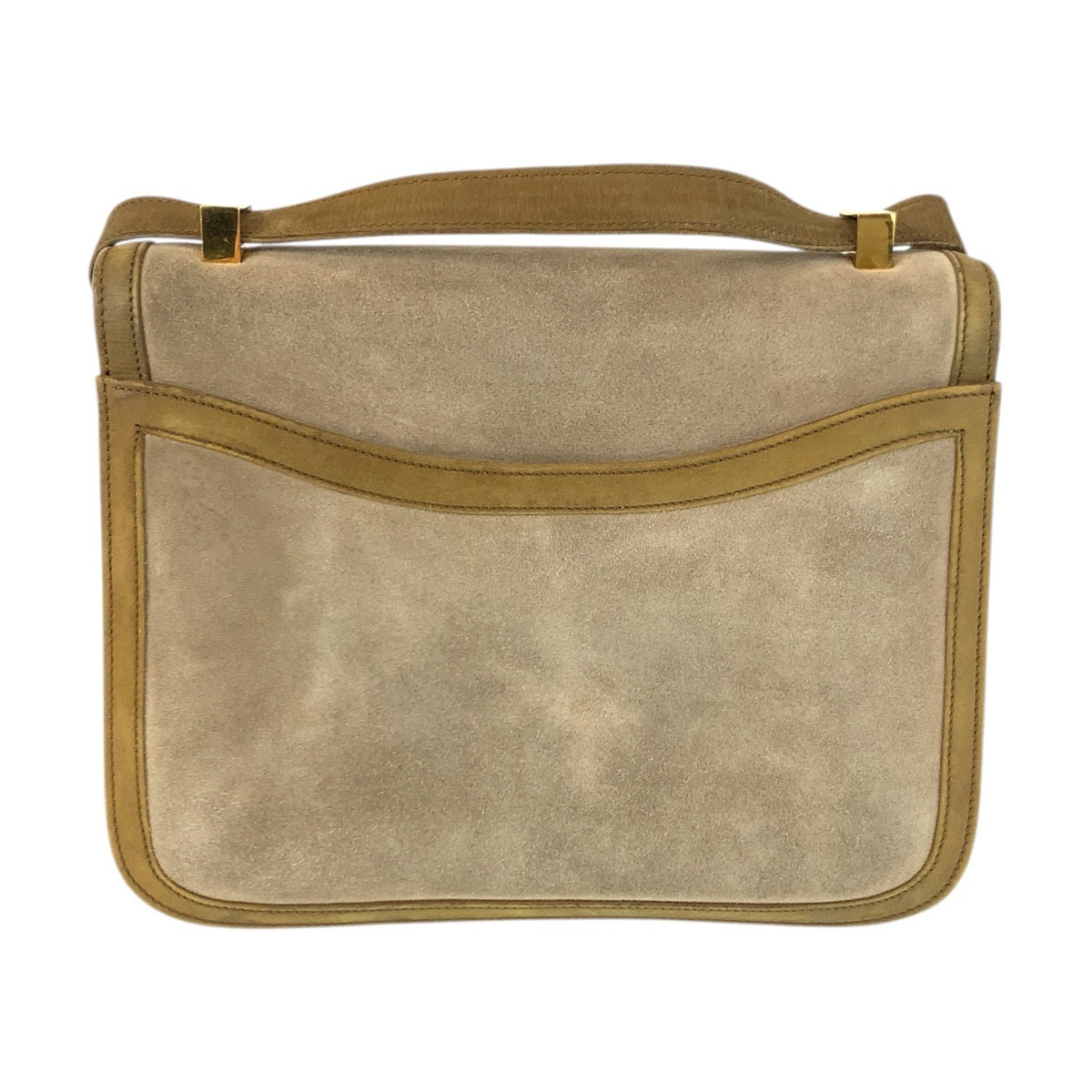 23152
HERMES エルメス ヴィンテージ コンスタンス23 ベージュ カーキ ゴールド金具 / ドブリス ショルダーバッグ ハンドバッグ ◯C刻印 レディース AB780