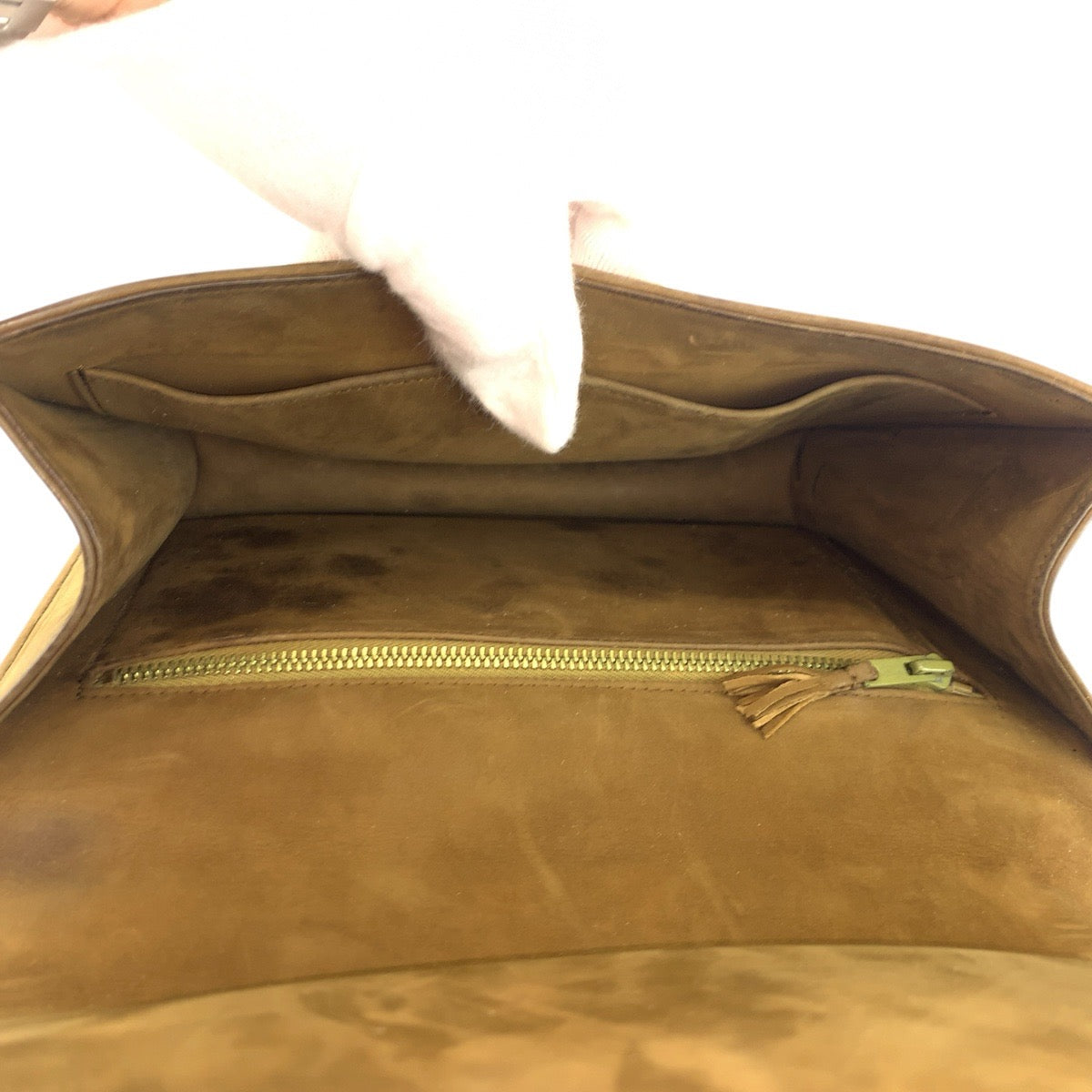 23152
HERMES エルメス ヴィンテージ コンスタンス23 ベージュ カーキ ゴールド金具 / ドブリス ショルダーバッグ ハンドバッグ ◯C刻印 レディース AB780
