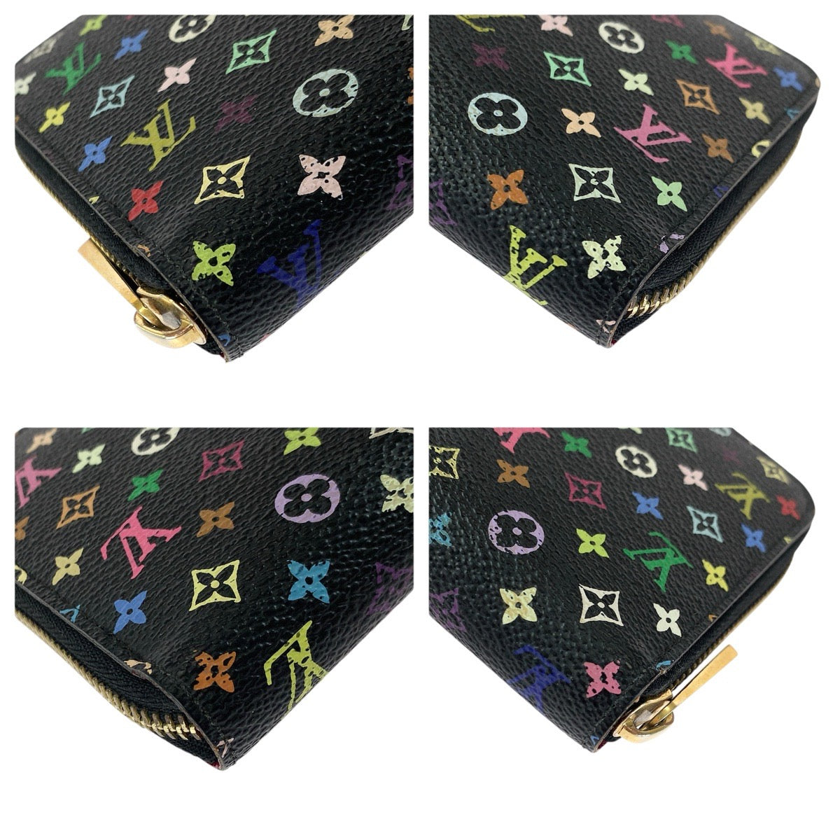 23157
LOUIS VUITTON ルイヴィトン モノグラム マルチカラー PVC M60243 長財布 ラウンドファスナー メンズ ABP56