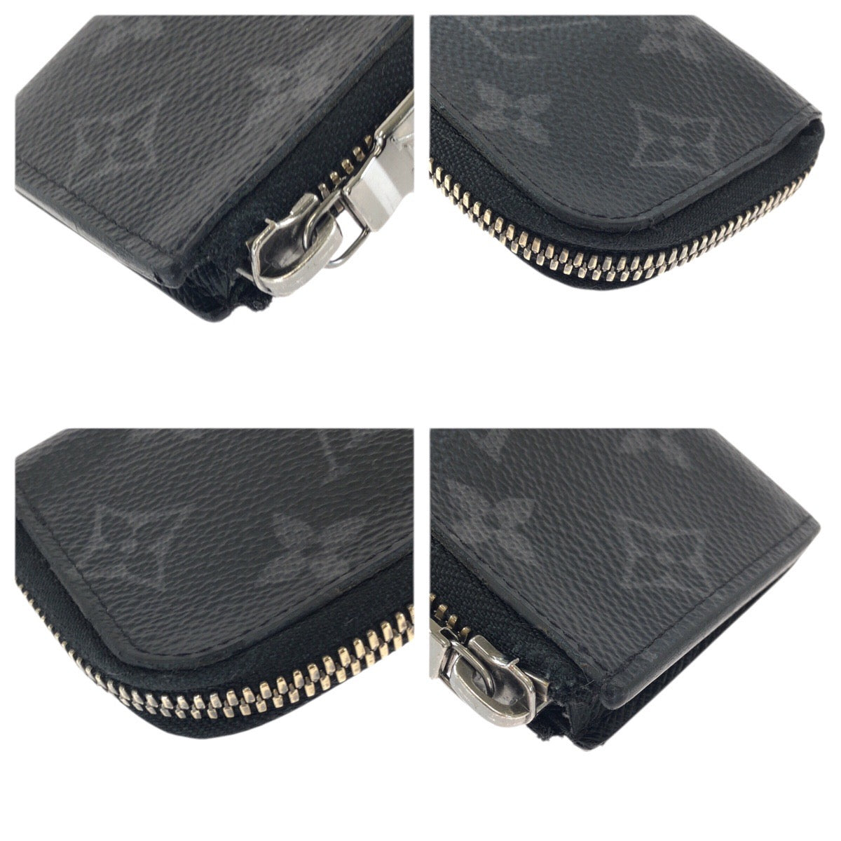 23158
LOUIS VUITTON ルイヴィトン モノグラム エクリプス ポルトモネ ジュール ブラック 黒 シルバー金具 PVC M63536 コインケース 小銭入れ 男女兼用 メンズ ABP28