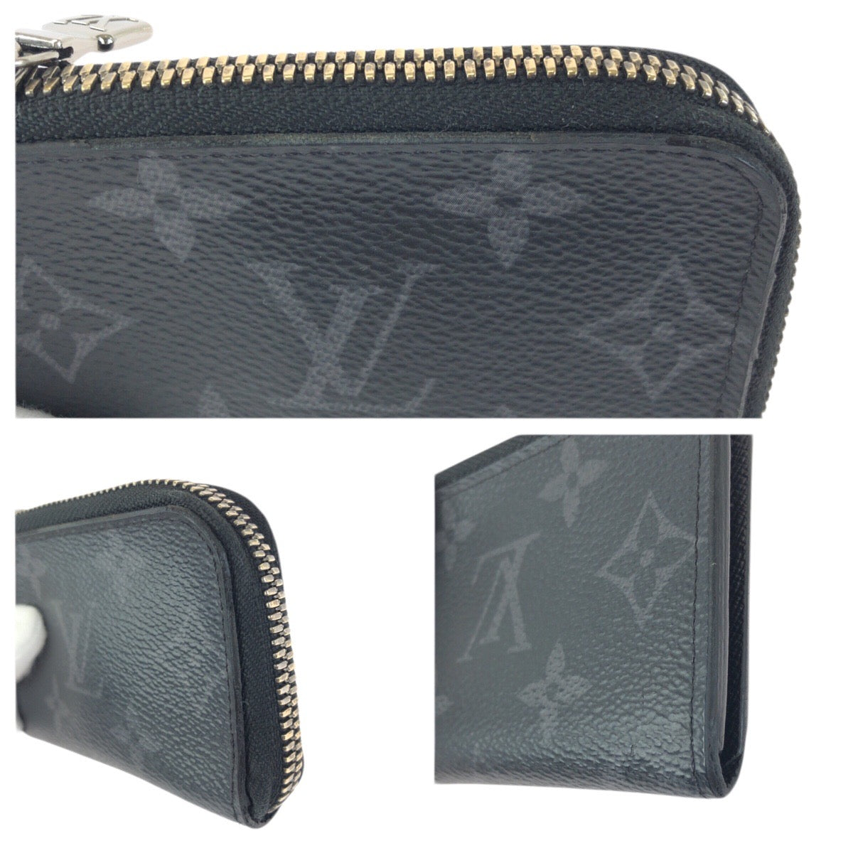 23158
LOUIS VUITTON ルイヴィトン モノグラム エクリプス ポルトモネ ジュール ブラック 黒 シルバー金具 PVC M63536 コインケース 小銭入れ 男女兼用 メンズ ABP28