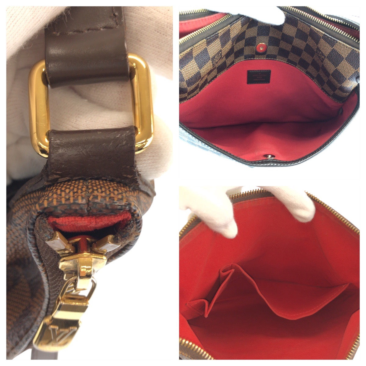 23160
LOUIS VUITTON ルイヴィトン ダミエ ブルームズベリPM ブラウン ゴールド金具 PVC / レザー N42251 ショルダーバッグ メッセンジャーバッグ レディース ABP80