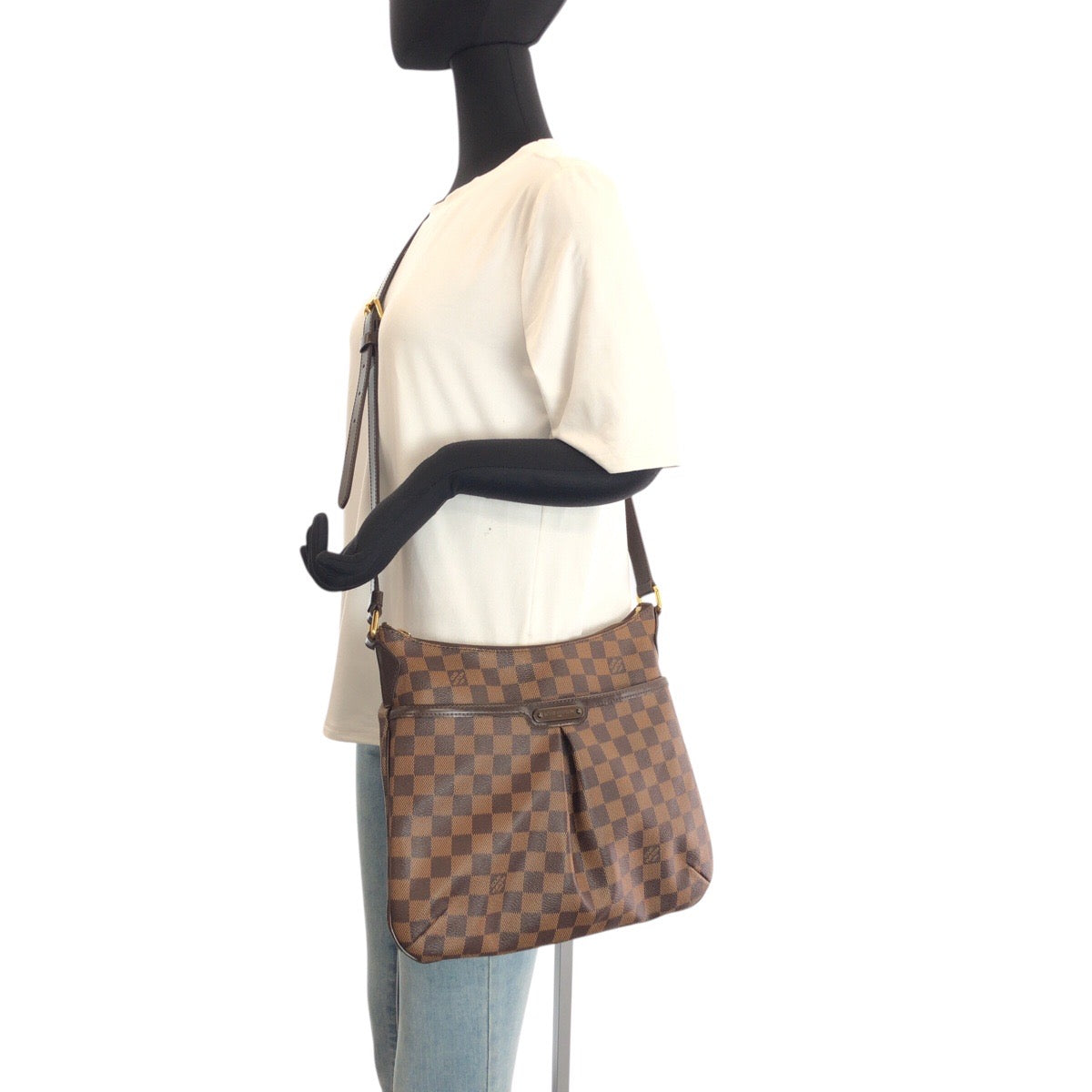 23160
LOUIS VUITTON ルイヴィトン ダミエ ブルームズベリPM ブラウン ゴールド金具 PVC / レザー N42251 ショルダーバッグ メッセンジャーバッグ レディース ABP80