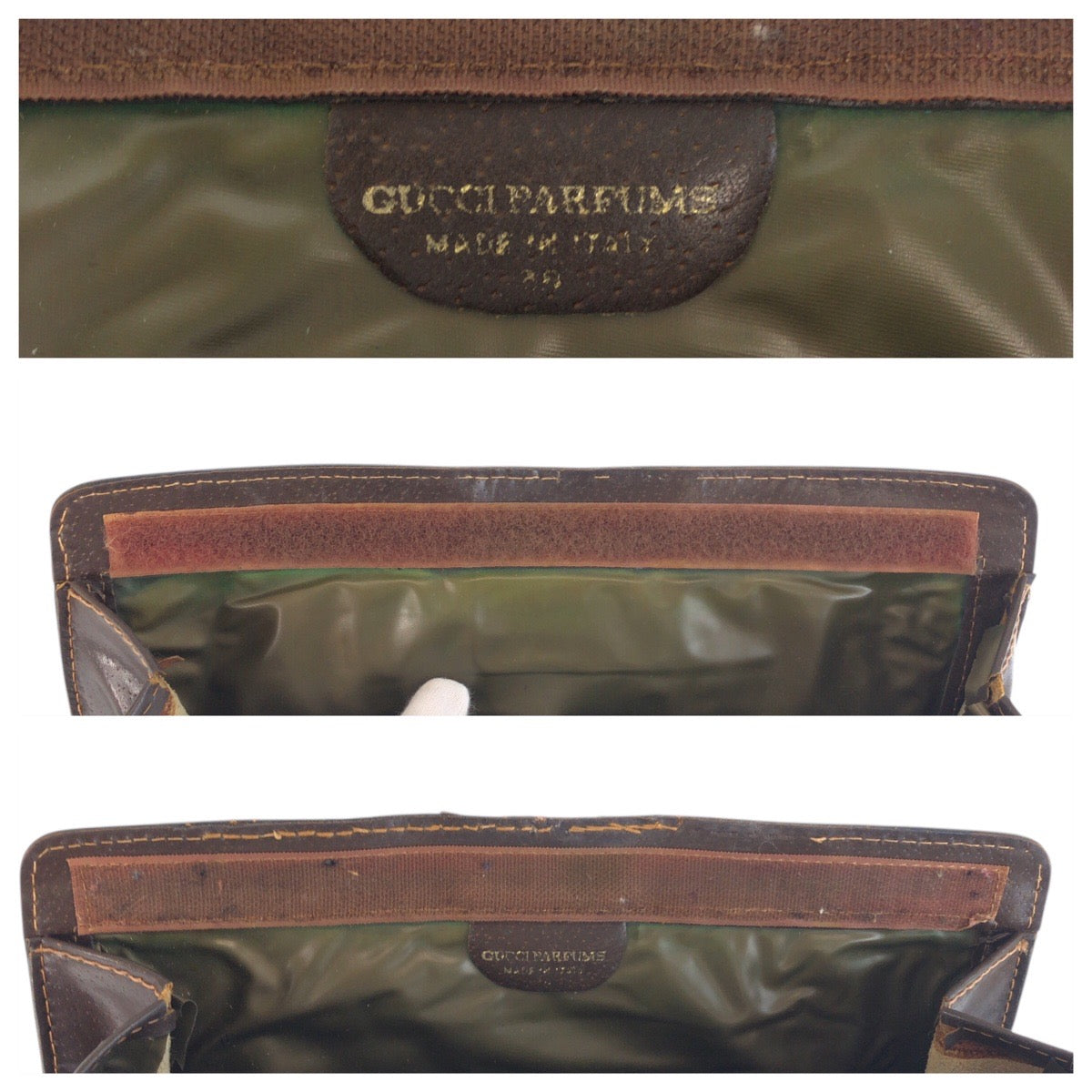23166
GUCCI グッチ ヴィンテージ シェリーライン ベージュ ブラウン GGスプリームキャンバス / レザー クラッチバッグ セカンドバッグ 男女兼用 メンズ B10