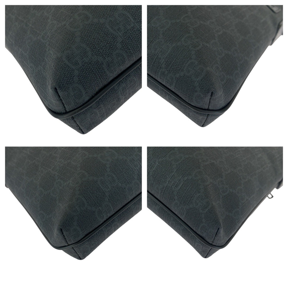 23171
GUCCI グッチ ブラック 黒 ガンメタ金具 GGスプリームキャンバス / レザー 322279 ショルダーバッグ メッセンジャーバッグ メンズ ABP56