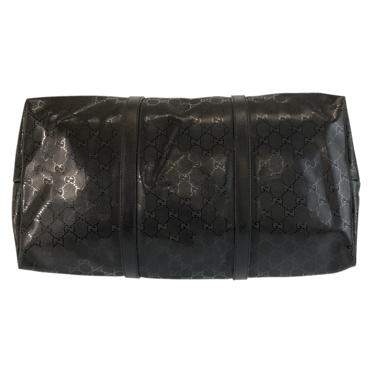 23173
GUCCI グッチ GGインプリメ ブラック 黒 PVC / レザー 201482 トートバッグ ボストンバッグ メンズ ABP56