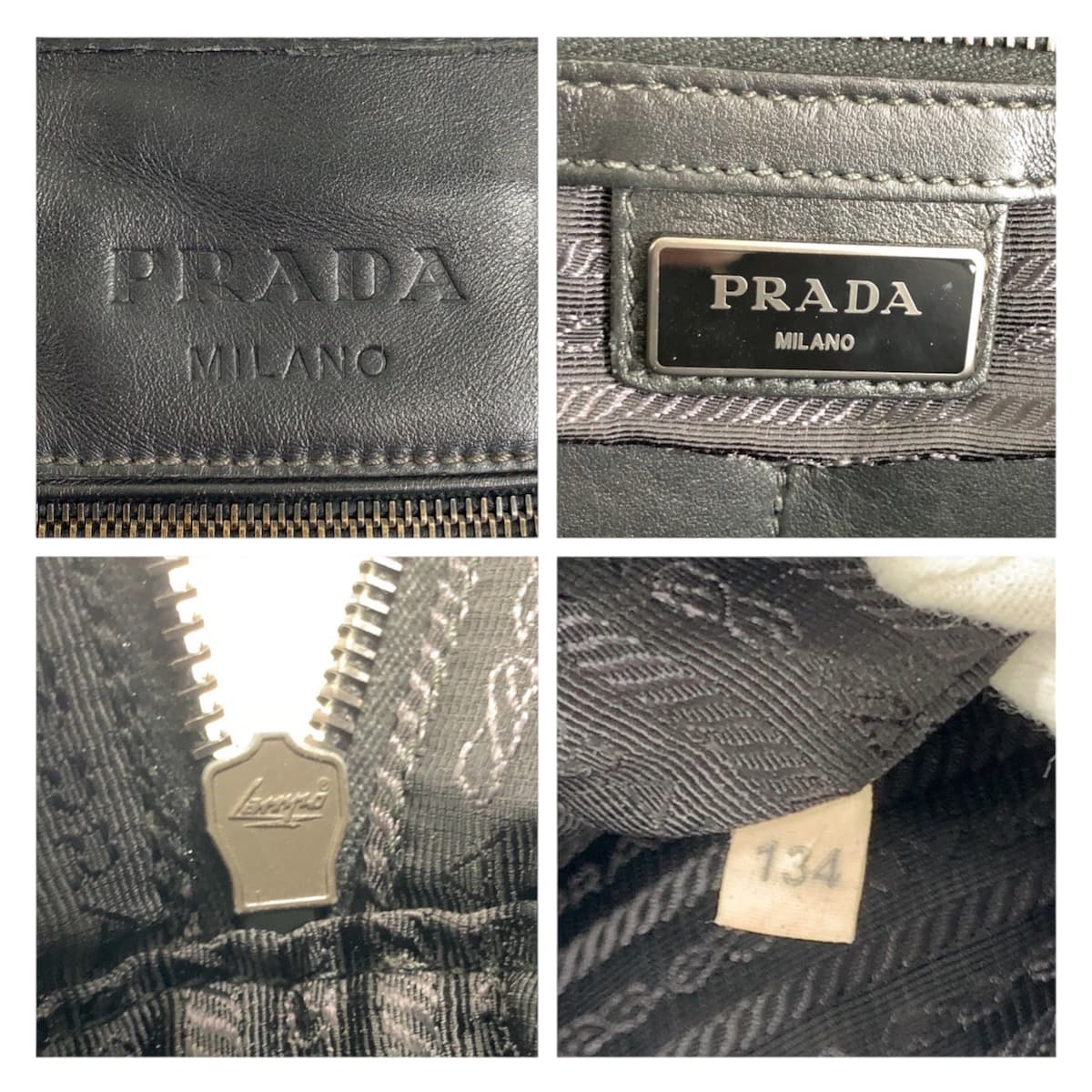 23177
PRADA プラダ ブラック 黒 レザー ビジネスバッグ ブリーフケース メンズ ABP56