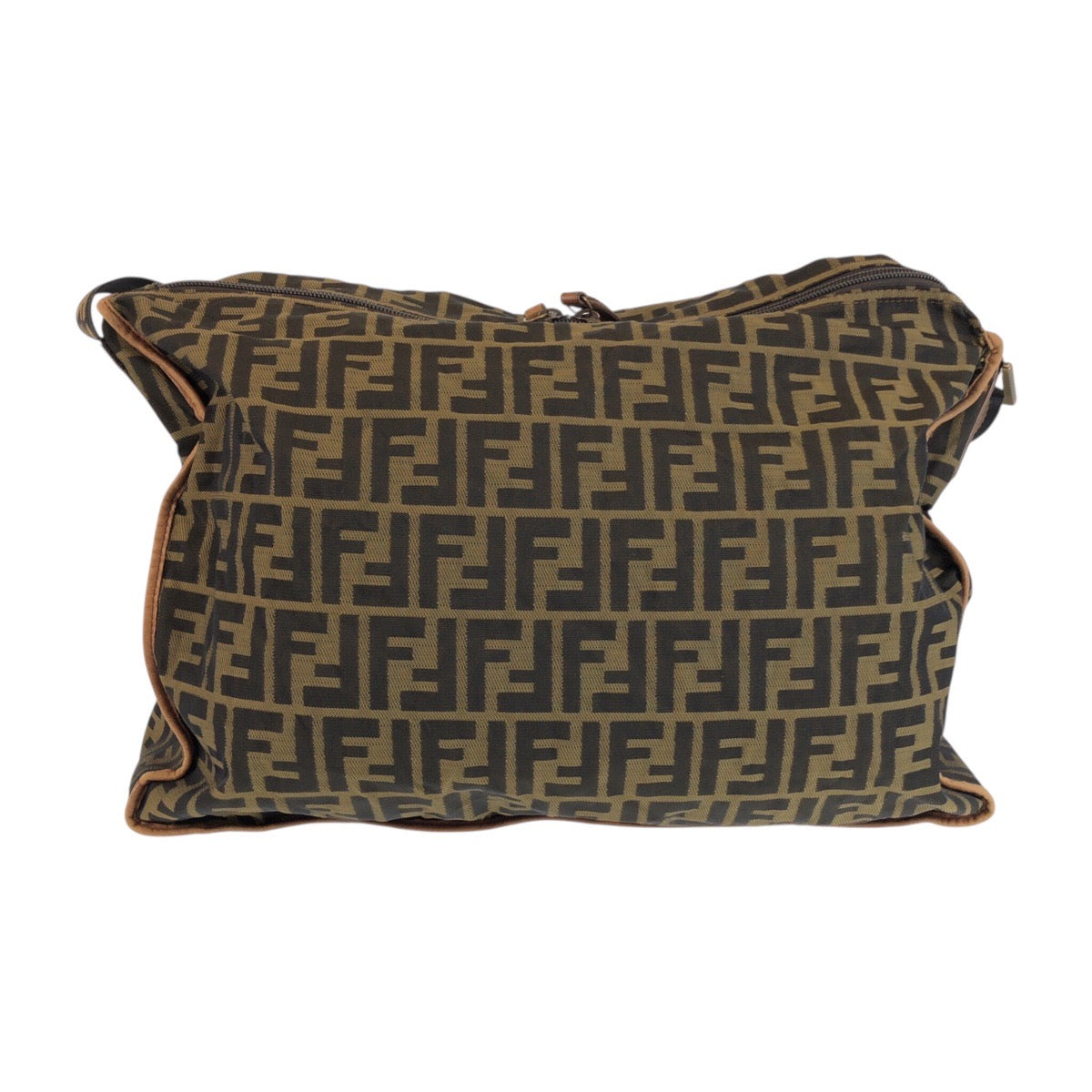 23178
FENDI フェンディ ズッカ ブラウン ダークブラウン ナイロン / レザー 7VA148 ショルダーバッグ メッセンジャーバッグ レディース ABP54