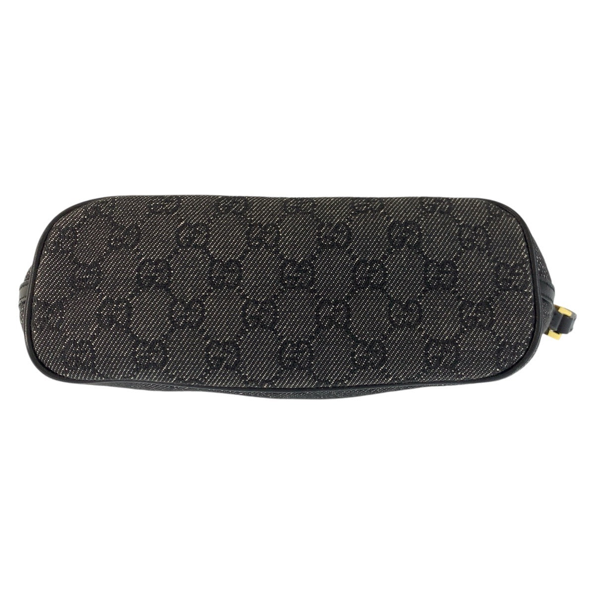 23180
GUCCI グッチ ブラック 黒 ゴールド金具 GGキャンバス / レザー 07198 ハンドバッグ アクセサリーポーチ レディース AB24