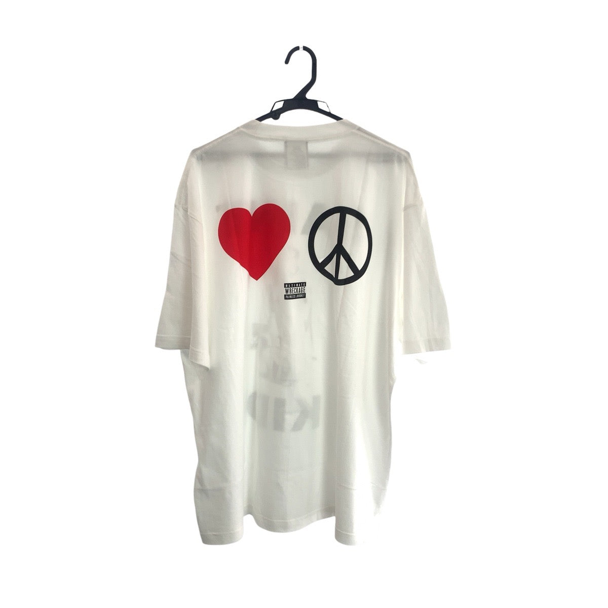 23185
SAINT Mxxxxxx セント マイケル サイズXL ホワイト ブラック レッド コットン SM-A23-0000-C31 半袖Ｔシャツ メンズ S21