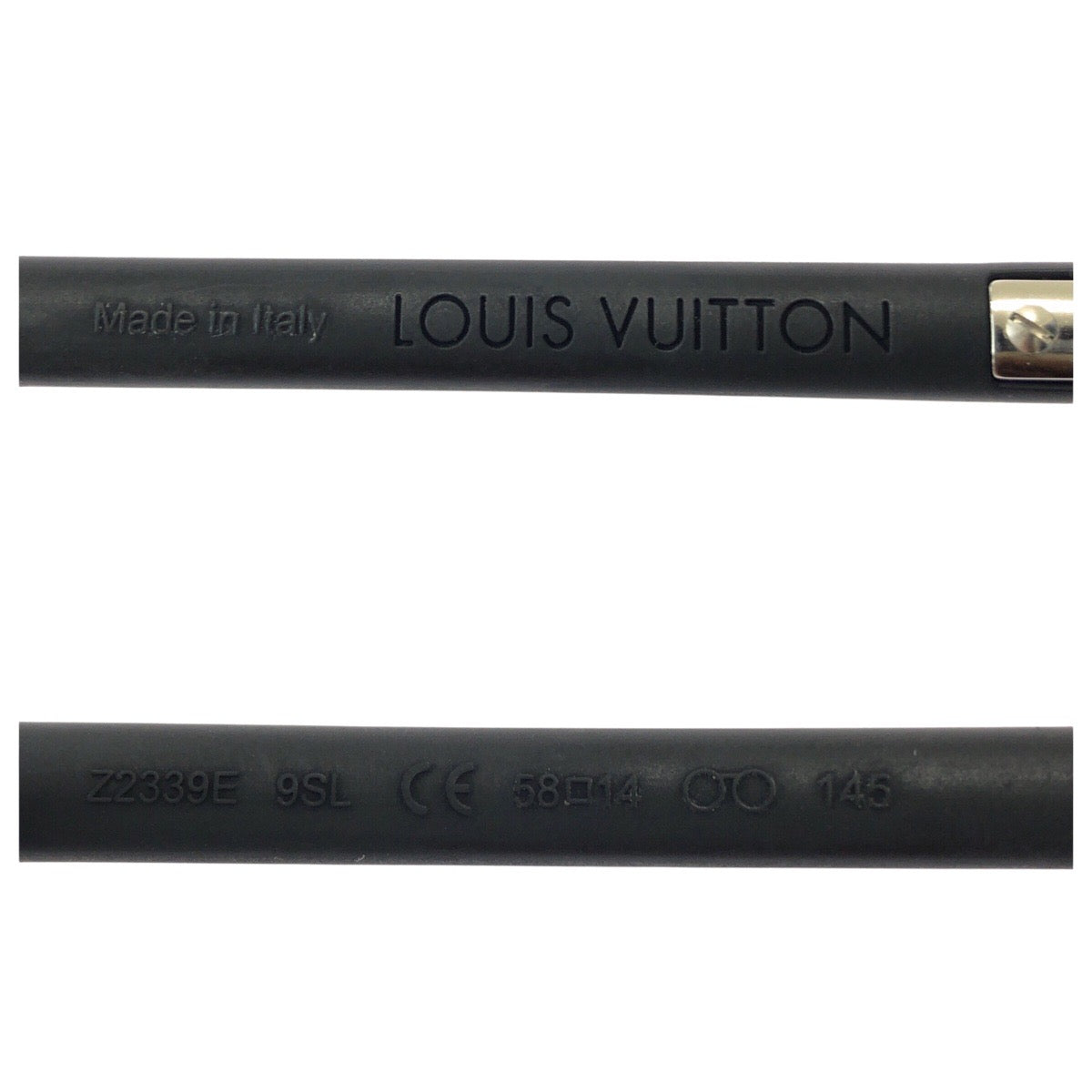 23188
LOUIS VUITTON ルイヴィトン モノグラム パシフィック ブルー ブラック シルバー金具 メタル Z2339E 9SL 58◻︎14 145 サングラス メガネ 男女兼用 ティアドロップ メンズ A42