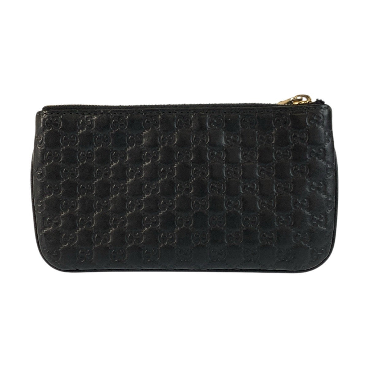 23192
GUCCI グッチ マイクログッチシマ ブラック 黒 ゴールド金具 レザー 544248 コインケース 小銭入れ メンズ A24