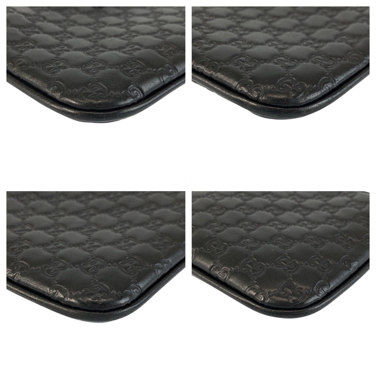 23192
GUCCI グッチ マイクログッチシマ ブラック 黒 ゴールド金具 レザー 544248 コインケース 小銭入れ メンズ A24