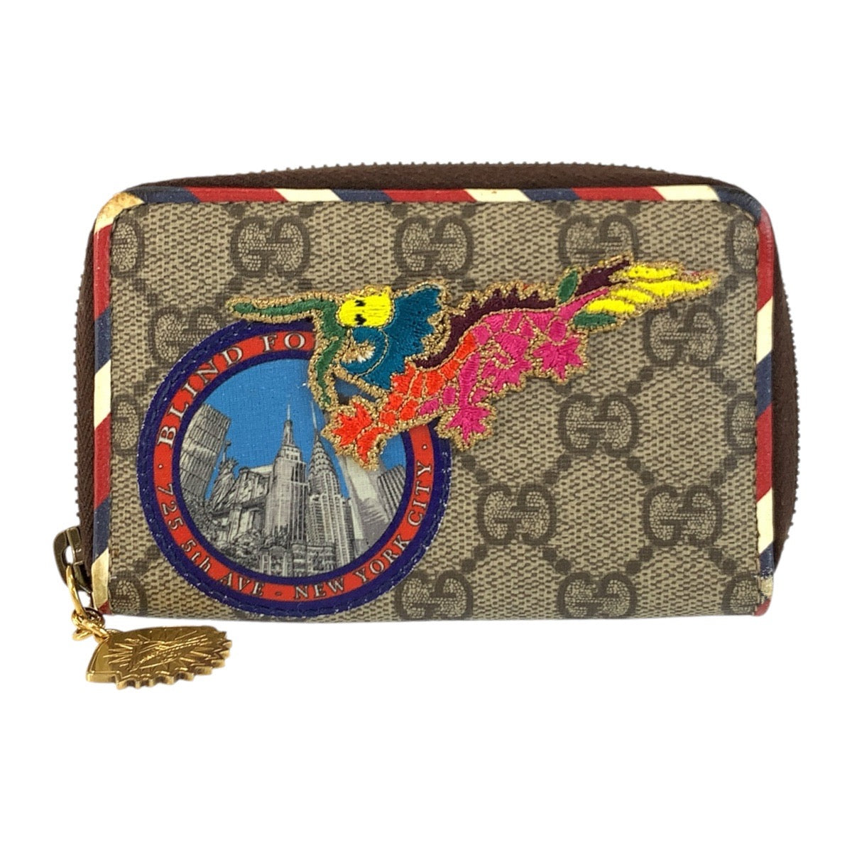 23194
GUCCI グッチ クーリエ ベージュ マルチカラー GGスプリームキャンバス 473911 コインケース 小銭入れ メンズ ABP30