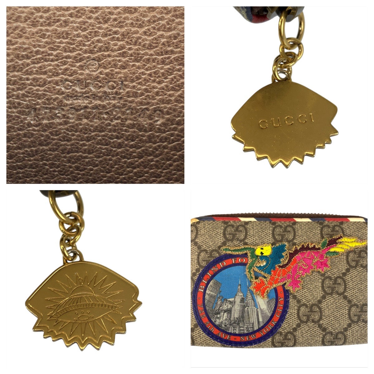 23194
GUCCI グッチ クーリエ ベージュ マルチカラー GGスプリームキャンバス 473911 コインケース 小銭入れ メンズ ABP30