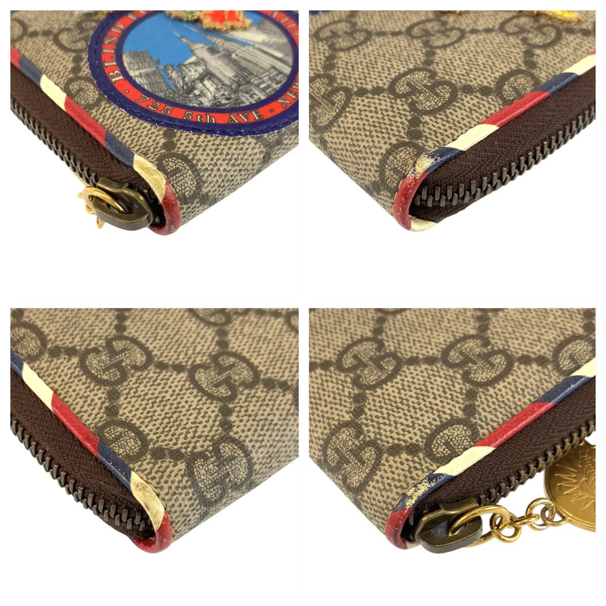 23194
GUCCI グッチ クーリエ ベージュ マルチカラー GGスプリームキャンバス 473911 コインケース 小銭入れ メンズ ABP30