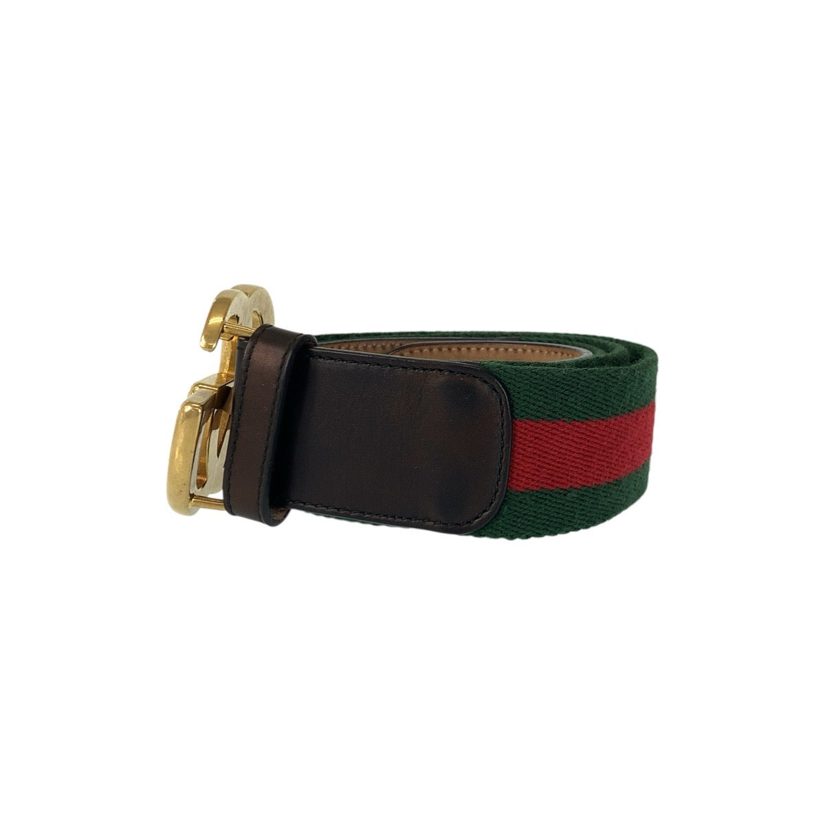 23196
GUCCI グッチ シェリーライン GGマーモント 90cm/36インチ グリーン レッド ゴールド金具 キャンバス / レザー 409416 ベルト 男女兼用 メンズ ABP36