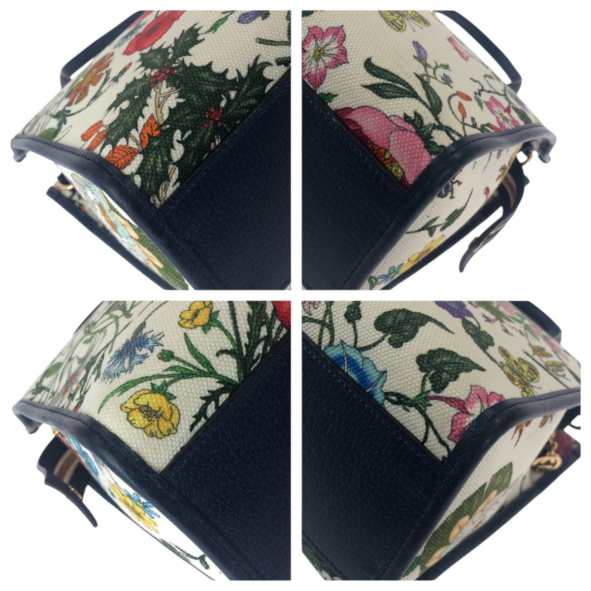 23197
GUCCI グッチ フローラ 花柄 マルチカラー キャンバス / レザー 550141 トートバッグ ハンドバッグ レディース ABP80