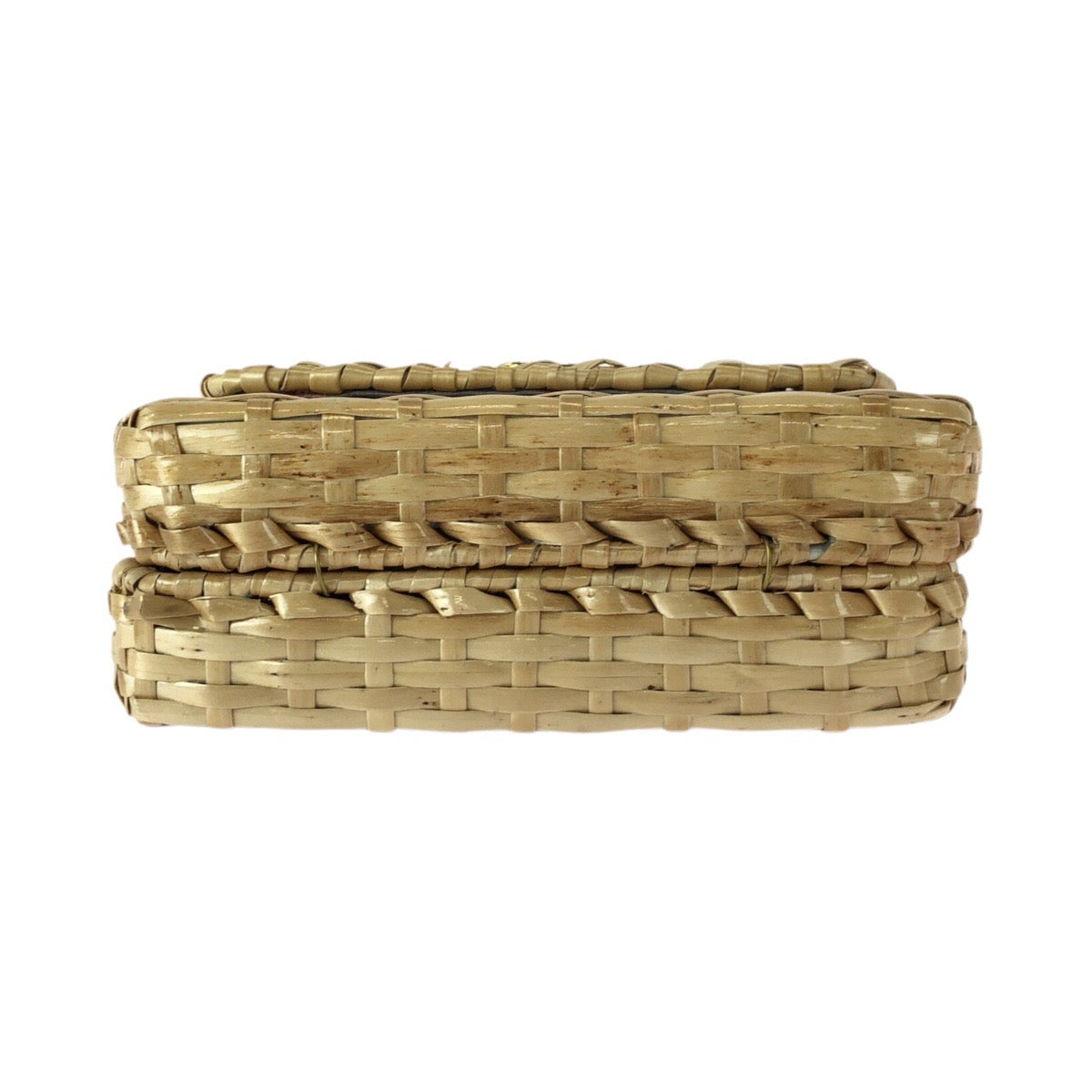 23198
GUCCI グッチ ウィッカー ベージュ ゴールド金具 ラタン 524829 チェーンショルダーバッグ ポシェット レディース A98