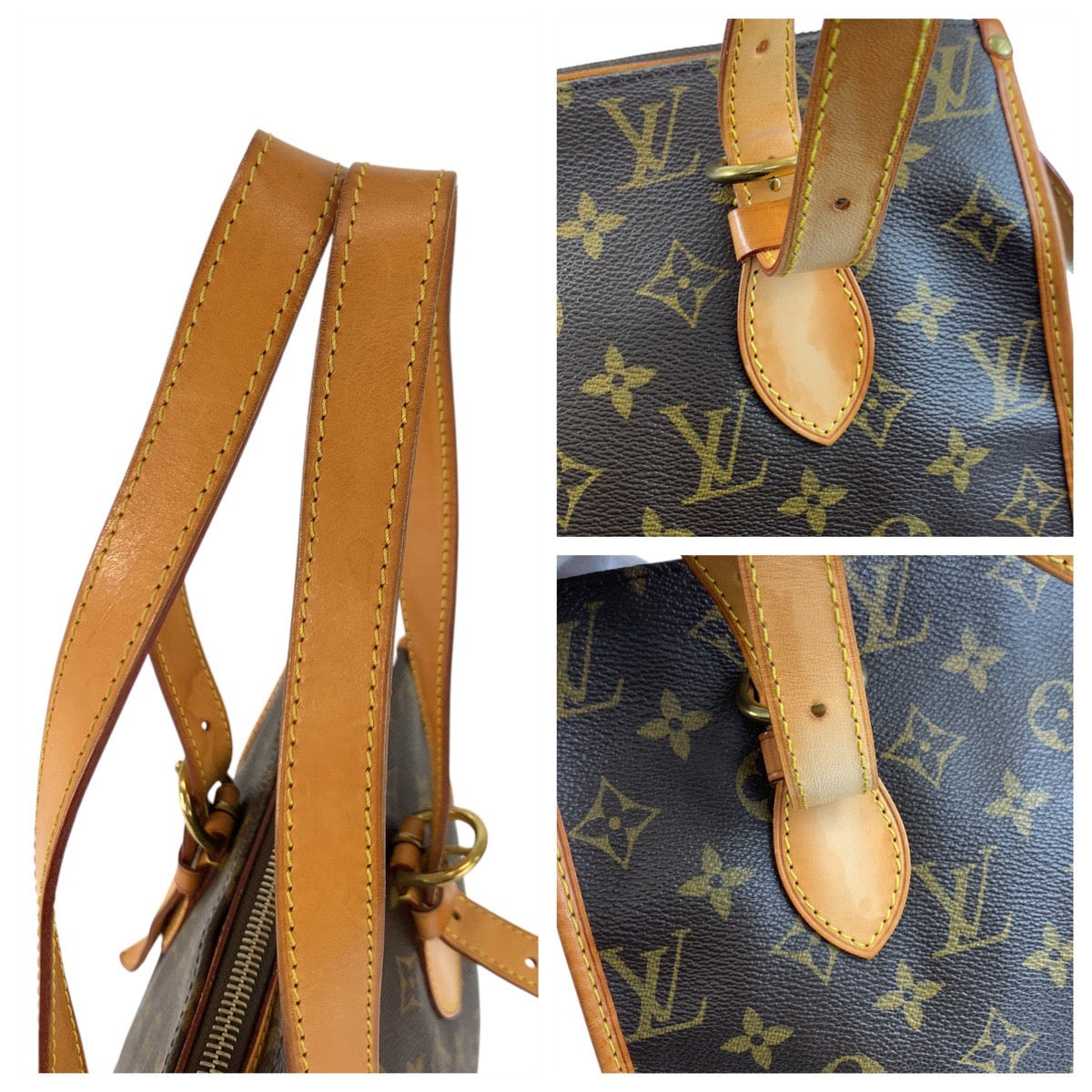 23200
LOUIS VUITTON ルイヴィトン モノグラム ポパンクール オ ブラウン ゴールド金具 PVC / レザー M40007 トートバッグ ハンドバッグ レディース ABP84