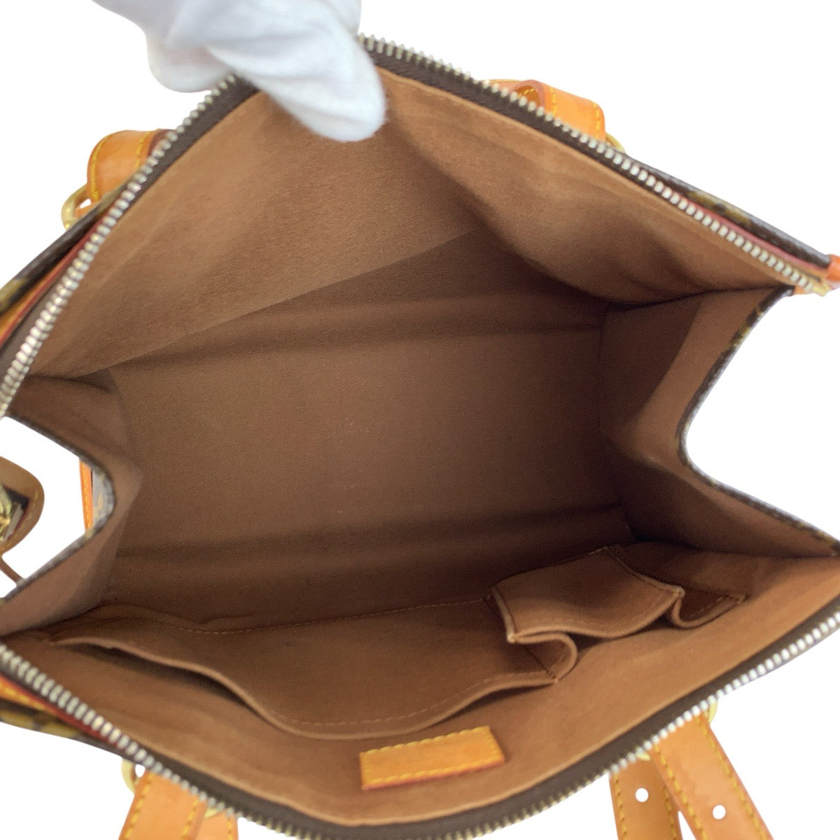 23200
LOUIS VUITTON ルイヴィトン モノグラム ポパンクール オ ブラウン ゴールド金具 PVC / レザー M40007 トートバッグ ハンドバッグ レディース ABP84