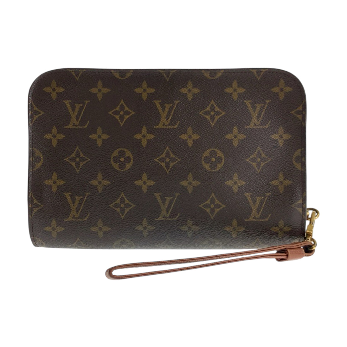 23204
LOUIS VUITTON ルイヴィトン モノグラム オルセー ブラウン ゴールド金具 PVC / レザー M51790 クラッチバッグ セカンドバッグ メンズ B21