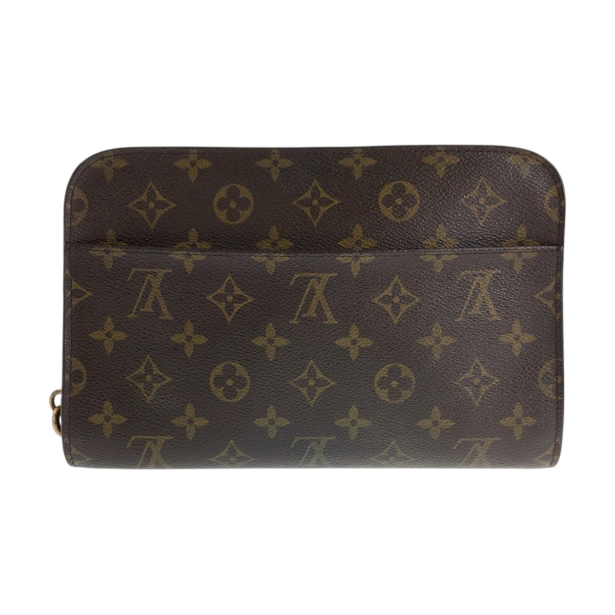 23204
LOUIS VUITTON ルイヴィトン モノグラム オルセー ブラウン ゴールド金具 PVC / レザー M51790 クラッチバッグ セカンドバッグ メンズ B21