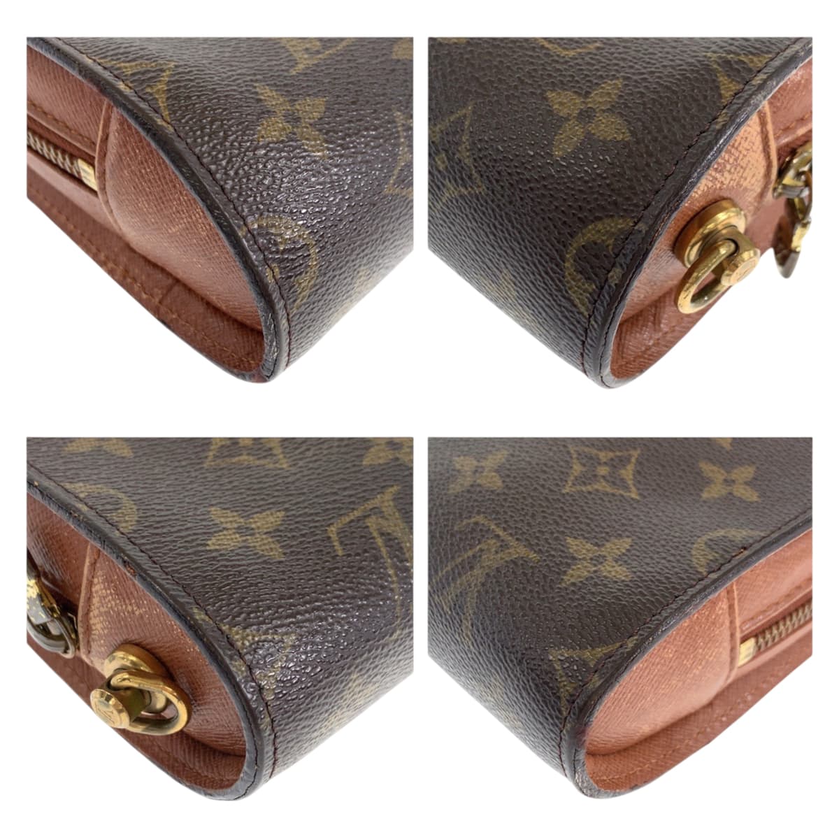 23204
LOUIS VUITTON ルイヴィトン モノグラム オルセー ブラウン ゴールド金具 PVC / レザー M51790 クラッチバッグ セカンドバッグ メンズ B21