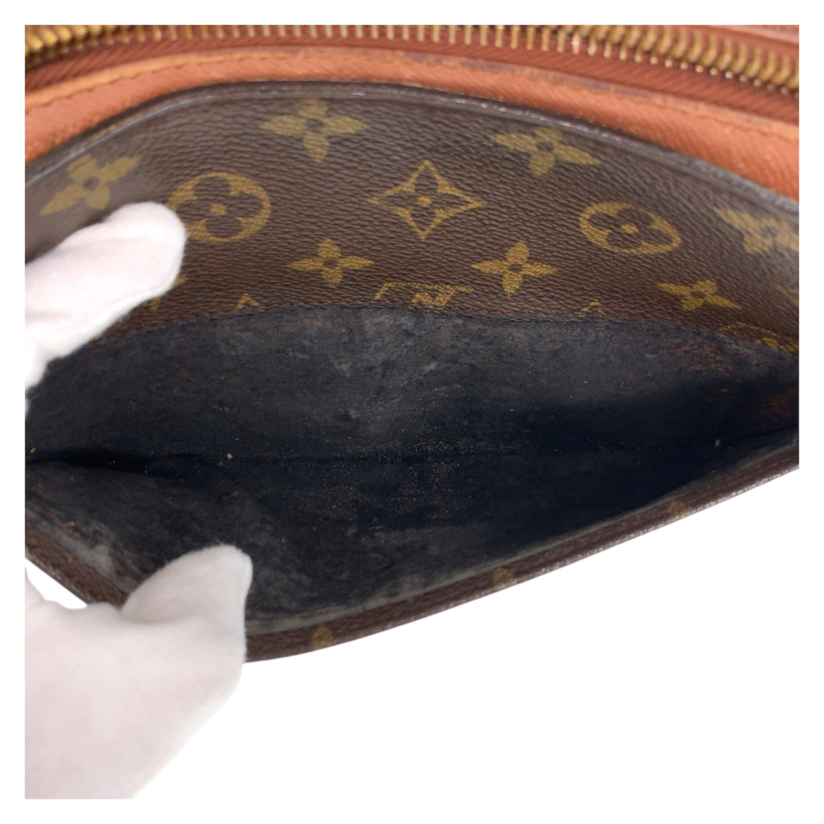 23204
LOUIS VUITTON ルイヴィトン モノグラム オルセー ブラウン ゴールド金具 PVC / レザー M51790 クラッチバッグ セカンドバッグ メンズ B21