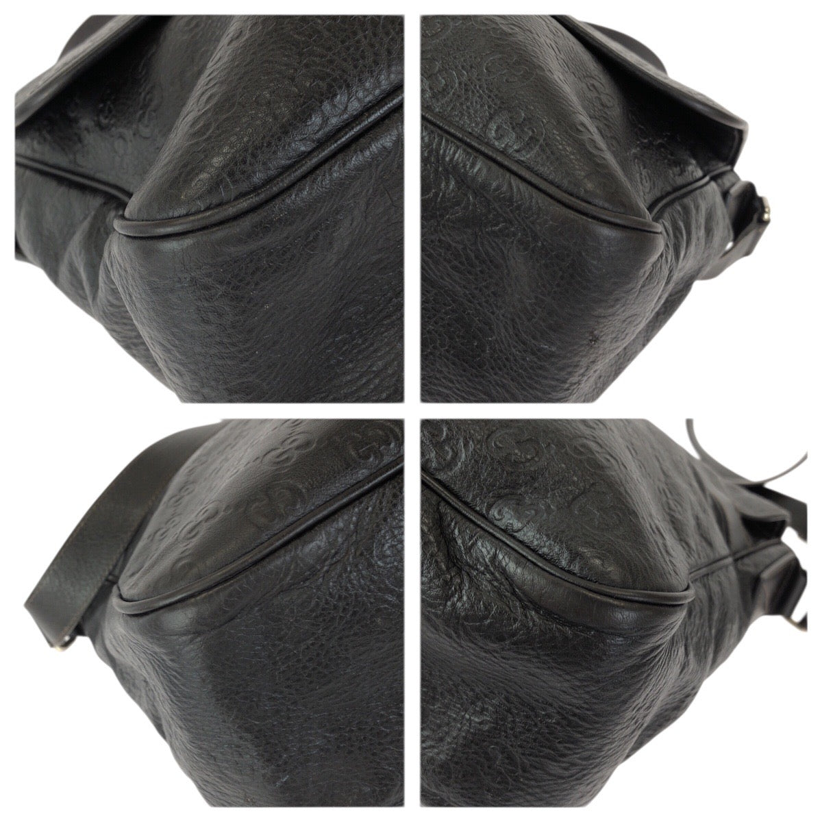 23206
GUCCI グッチ グッチシマ ダークブラウン シルバー金具 レザー 223665 ショルダーバッグ メッセンジャーバッグ メンズ ABP52
