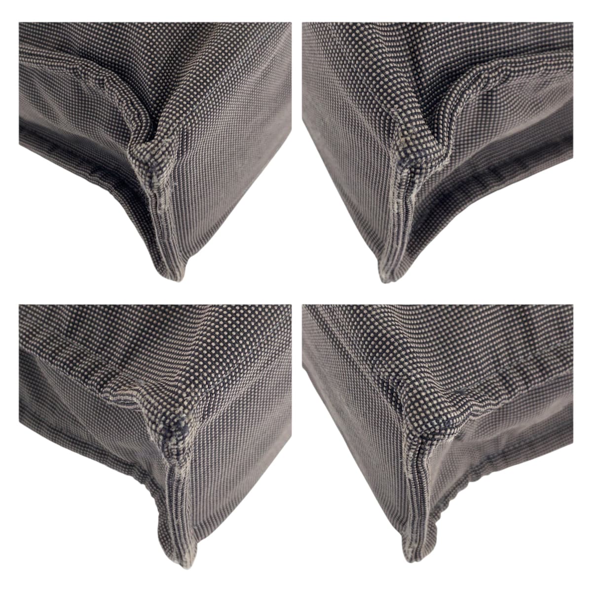 23208
HERMES エルメス エールラインMM グレー シルバー金具 ポリアミド / ポリエステル トートバッグ ハンドバッグ レディース ABP21